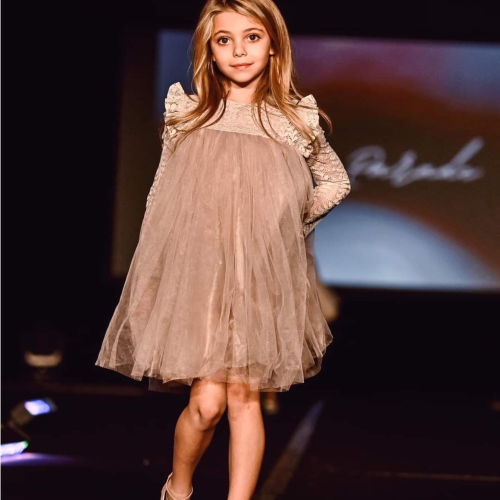 Girls designer boutique gown